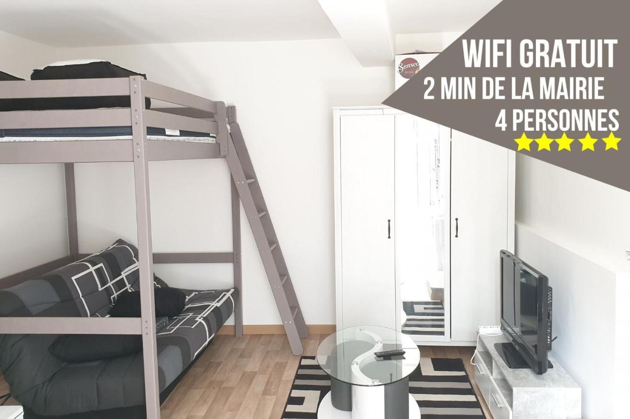 Chambres Poitiers Centre Ville - Salle de Bain, Réfrigérateur, TV et machine à café privatifs - Cuisine commune - Terrasse - Hôtel de ville à 200m Extérieur photo
